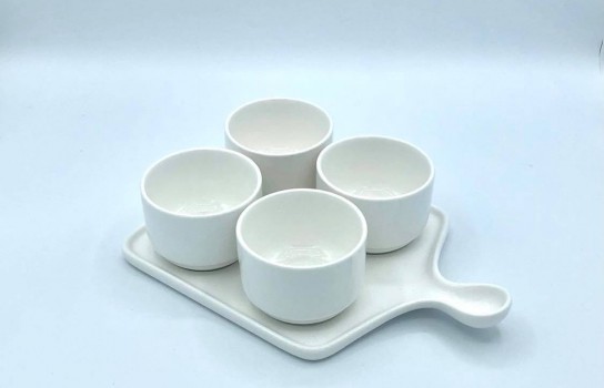 White Bakeware 5 piece set