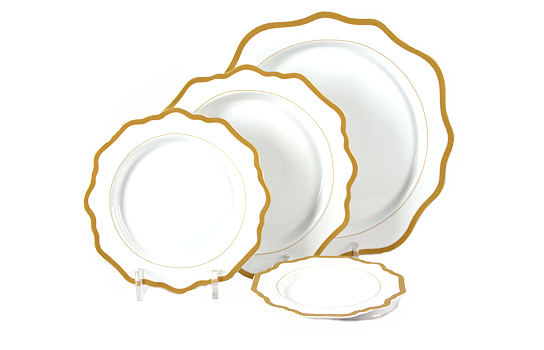 Royal Flower Dishes 4 piece Set 