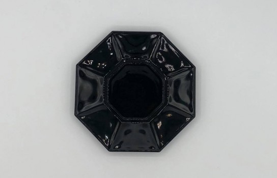 Octo Black Saucer 5.5"