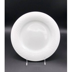 Pearl White dinner plate       