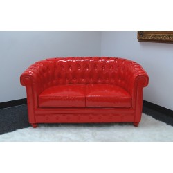 Duchess Loveseat Red 54" x 32" x 28" (2 Seater)