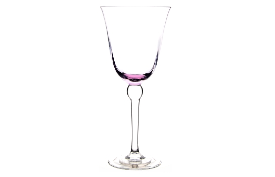Water Goblet Murano Purple 15 Oz.