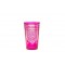 Morocco Tea Glass in Hot Pink and Silver 4 Oz.