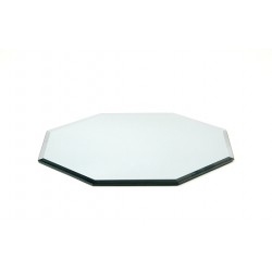 Service Plate Mirror Octo Beveled