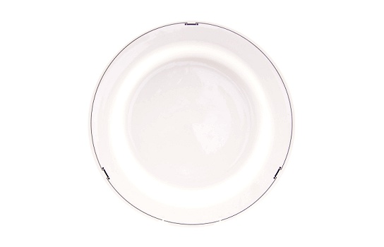 Service Plate Prisma White