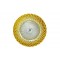 Service Plate Glass Starburst Gold and Silver