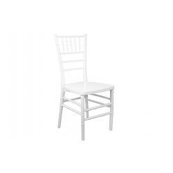 Chair Chiavari White Wood