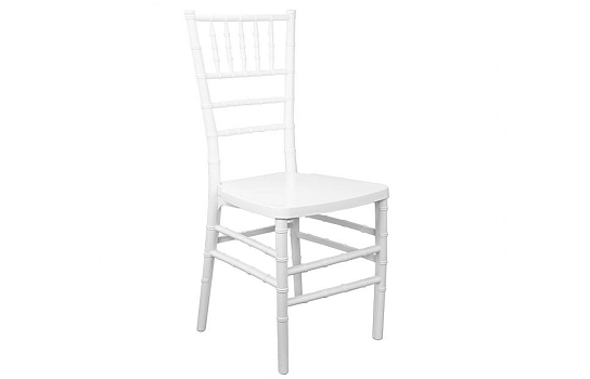 Chair Chiavari White Wood