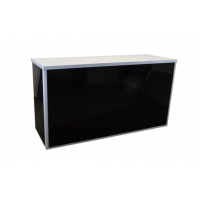 Bar Infinity White Frame / Black Plexi Panel 72" x 24"