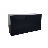 Bar Infinity Black Frame / Black Plexi Panel 72" x 24"