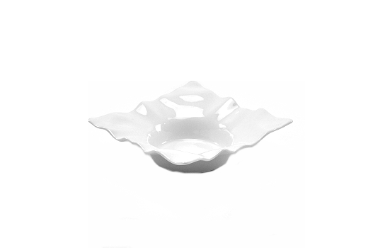 Square White Risotto Bowl 7"