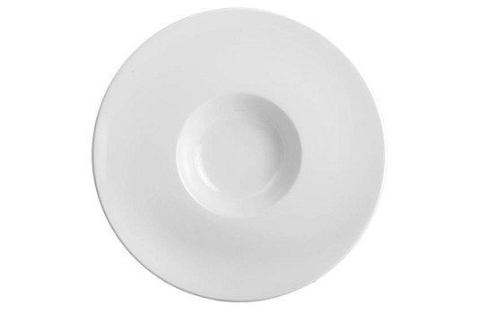 Galice Plate White 11.5" Round / 5" Center