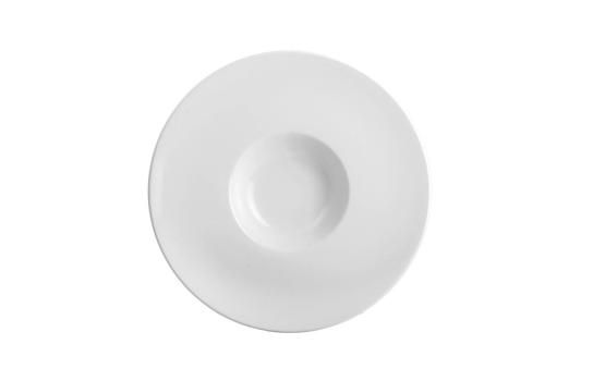 Galice Plate White 9.25" Round / 3.75" Center