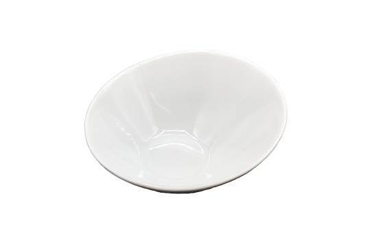 Elliptical White Bowl 6.5"