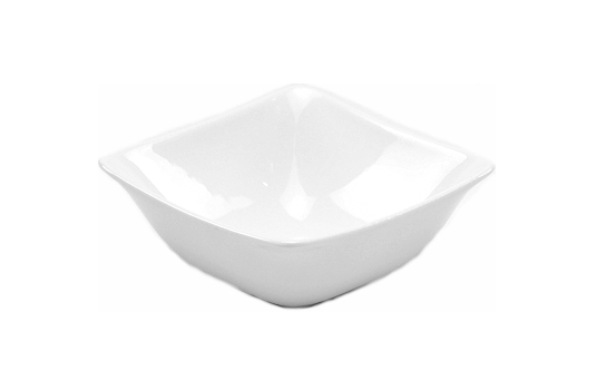 Deco Square White Bowl 5" x 2.5"