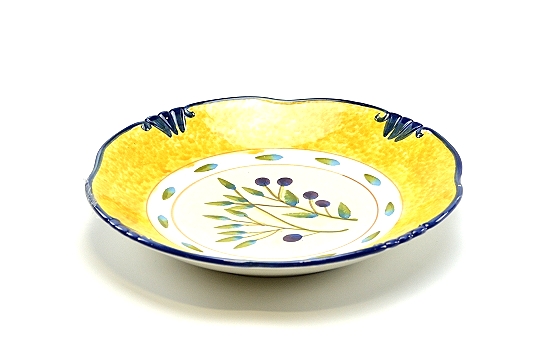 Plate / Bowl Provence Yellow / Blue 10"
