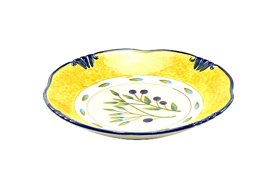 Bowl Provence Yellow and Blue 10"
