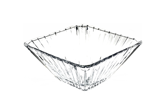 Alexis Crystal Square Bowl 11"