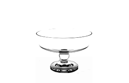 Bohemia Footed Round Compote 11"