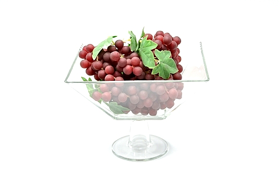 Pyramid Footed Compote 10"