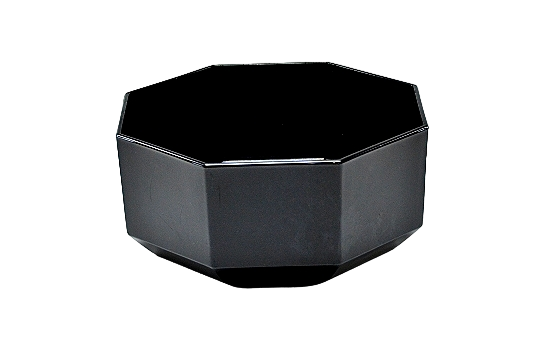 Octim Black Glass Bowl 9"