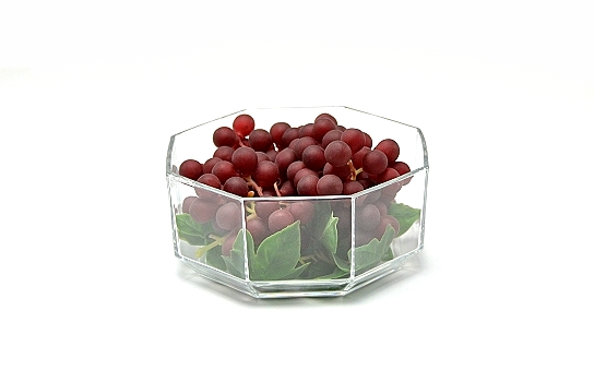 Octo Clear Glass Bowl 7"