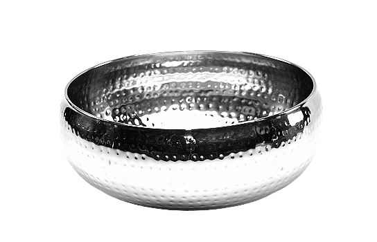 Stainless Steel Hammered Bowl 11"