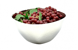 Stainless Steel Bowl Hammered 11"