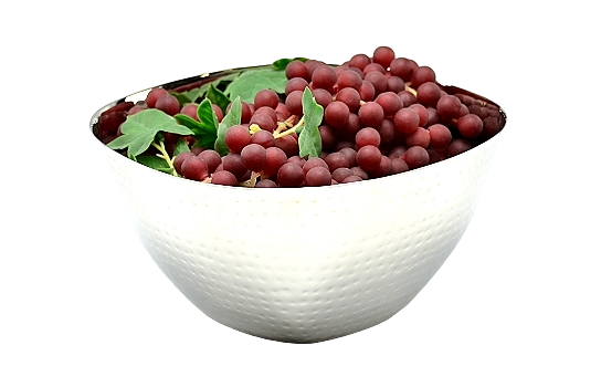 Stainless Steel Bowl Hammered 11"