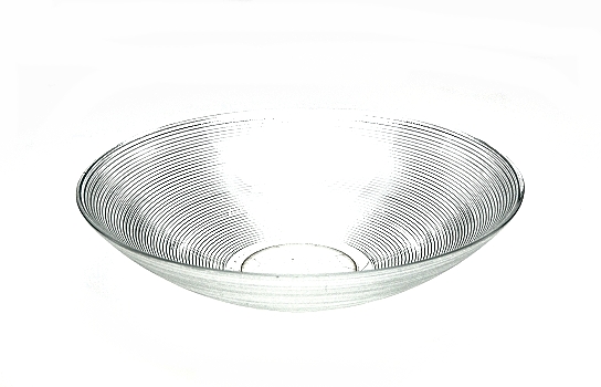 Ribbed Round Bowl 15"