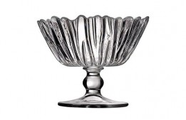 Glass Footed Bowl Aurora 5.5"