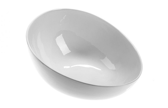 White Bowl Egg 9" x 11"