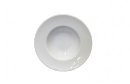 Galice White Plate Bowl 9.25"