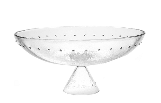 Frosted Large Glass Bowl 13.5"