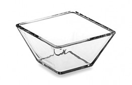 Pyramid Glass Bowl 8"