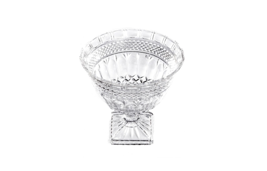Crystal Footed Bowl 10"