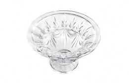 Crystal Footed Bowl 12"