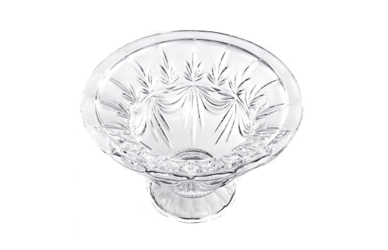 Crystal Footed Bowl 12"