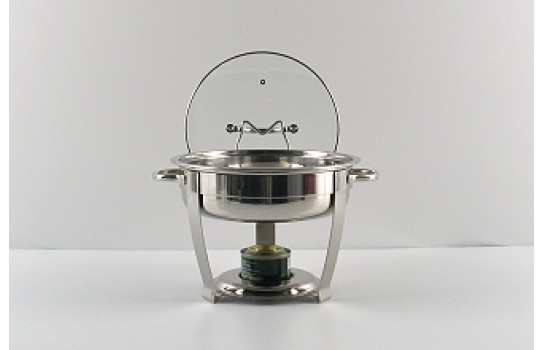 Chafer 4 Qt Connaisseur S/S Glass Top MK