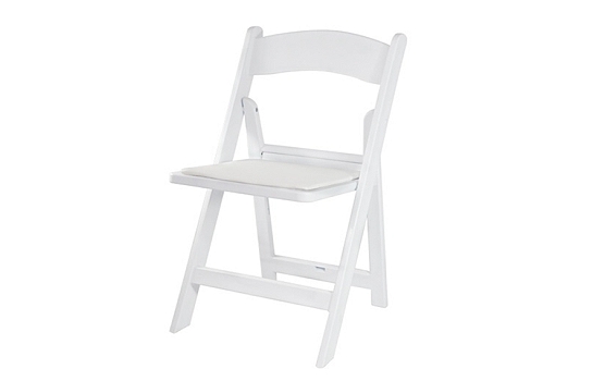 Martha Stewart Folding White Acrylic Chair