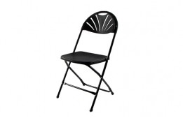 Folding Chair Celebrations Fan Black
