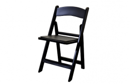 Martha Stewart Folding Black Acrylic Chair
