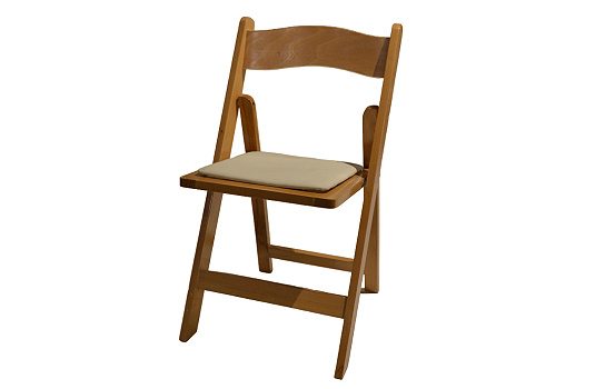 Martha Stewart Natural Wood Folding Chair
