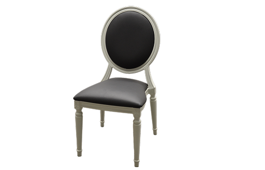 Louis IX White Metal Chair