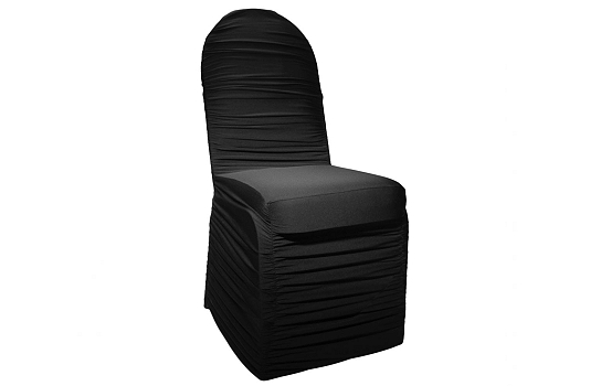 Black Love Chair Cover