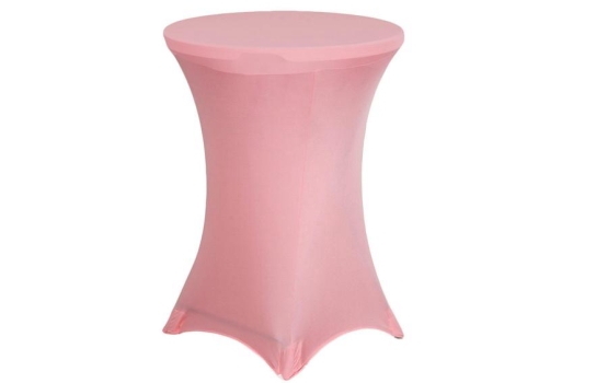 Table Cover Spandex Pink Small