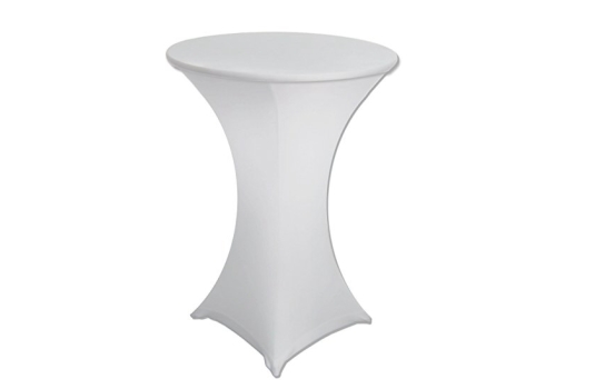 Table Cover Spandex White 40" Round
