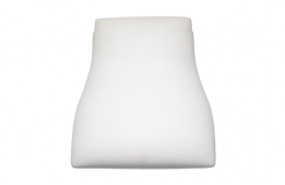 White Leather Cushion Seat 