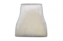 Velour Ivory Cushion Seat