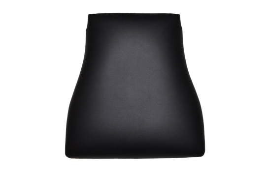 Black Leather Cushion Seat 